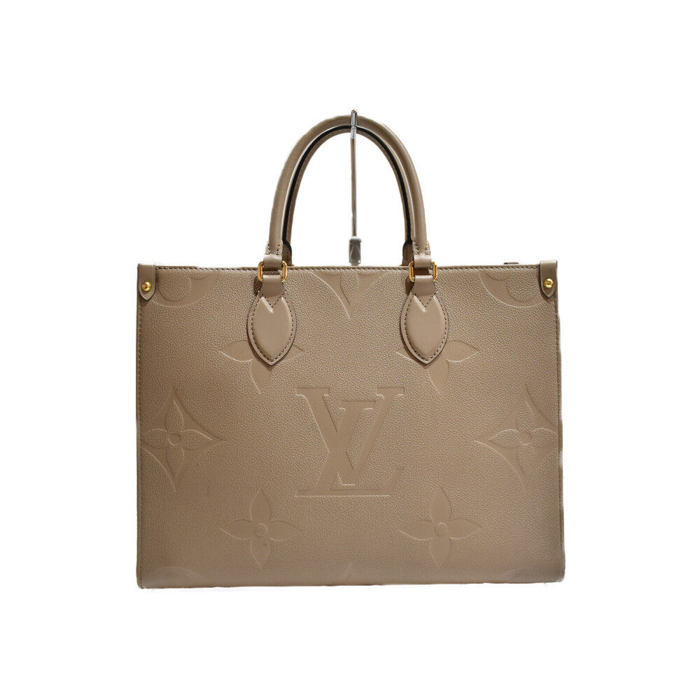 Louis Vuitton Empreinte Tan Beige Tote Bag the Leather Tourterelle On Handbag Go